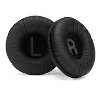 PESLNG Coussinets d'oreille Coussins en Mousse Compatible avec Casque JBL Tune570BT/Tune520BT/Tune510BT/T500BT/T450BT/JBL JR300BT/JR300/JR310BT/JR310 (Cuir protéique plissé-Noir)