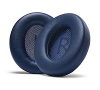 PESLNG Coussinets pour Soundcore Space Q45, Similicuir Bleu | Similicuir bleu souple, facile à essuyer, avec mousse à mémoire de forme; 1 paire de rechange, casque non inclus