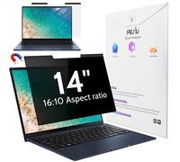 Peslv Écran de confidentialité magnétique pour ordinateur portable de 14" pour écran d'ordinateur 16:10, protecteur amovible anti-reflet de 14", filtre de lumière bleue, compatible avec Lenovo Hp,