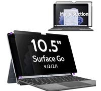 Peslv MagicSuction™ Écran de confidentialité amovible anti-espion pour Surface Go 3/2/1 10,5" Filtre de lumière bleue pour écran d'ordinateur portable Microsoft