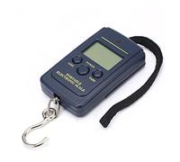 Peson Electronique, 40kg/10g Mini balance numérique for bagages de pêche pondération de voyage Steelyard suspendu balance à crochet électronique, outil de poids de cuisine,pour la pêche à la ferme