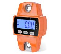 Peson Electronique, Balance numérique suspendue 660 lb, mini-balance portative 300 kg avec crochets for ferme, chasse et pêche(Oranje)