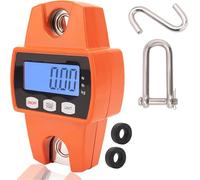 Peson Electronique, Balance numérique suspendue de 660 lb, mini balance à grue portable de 300 kg for la chasse et la pêche.(Oranje)