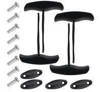 Pesoncarl 4 Ensembles de poignées de Kayak, Portables en Plastique Robuste en Plastique Ergonomique Transport Transport remplaçant avec des Yeux Cordon et Pad pour Les Accessoires b