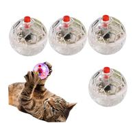 Pesoncarl 4pcs Cat Balls Ghost Hunting Motion Activé de Chat LED Cat Jouet de 1, 4 Pouce en Plastique éclair