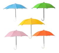 Pesoncarl 5pcs Mini Parapluie, 8, 66 coloré Minuscule Plante Doll.