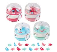 Pesoncarl Animaux électroniques, Mini Machine à Griffes 4 pièces, Machine à saisir Les Dinosaures Mignons, Jeu de Capture de Dinosaures Miniature pour Les Enfants âgés 3 Ans et Plus, Voyage Domicile