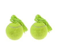 Pesoncarl Balle d'entraînement de Tennis avec balles de Tennis à Cordes Balles élastiques de Corde élastique sur Les balles d'entraînement de l'entraîneur à Cordes