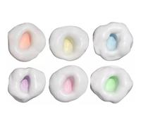 Pesoncarl Balles de Stress 6PCS, Boules de Compression gluante de Sable colorées pour Tous Les âges, Jouets de soulagement d'anxiété de Forme Portable pour Le Bureau, l'école ou Les Voyages,