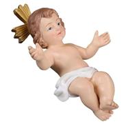 Pesoncarl Bébé Jésus Figure Mini résine Saint-Baby Jésus Figurine avec des détails clairs Figurine Jésus Religieux pour la Maison, Le Bureau et Le décor d'église, idéal pour Les croyants Style 1