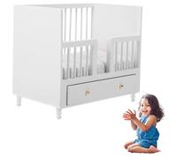 Pesoncarl Berceau de Maison de poupée, lit Maison poupée en Bois à l'échelle 1/12, Berceau bébé Miniature, Mini Meubles, modèle lit bébé, Accessoires pépinière pour décoration fête