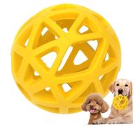 Pesoncarl Boule de Chien 5 Pouces Creuse Indestructible baule de Chien Morsure résistante résistante aux Dents interactives Boules en Caoutchouc à Rouleaux pour Race Moyenne intérieure extérieure