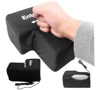Pesoncarl Bouton d'entrée géant Doux et Confortable entrée USB géante Amusante pour soulager Le Stress Gros Bouton acile à Utiliser pour Les Fournitures 'Ordinateur de Bureau, Le Jardin