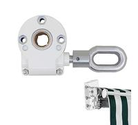 Pesoncarl Bracket sans Fil, Support de Montage de Remplacement, Manuel de Verrouillage auvent extérieur Manuel Manuel à 360 degrés de Rechange Rotatif de Rechange de Tamis mécanique