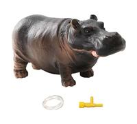 Pesoncarl Bubbler de réservoir de Poisson, Bulle d'aquarium Hippopotame drôle, air d'hippopotame résine pour décoration Aquarium