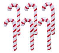 Pesoncarl Candy Cane Christmas Decorations 6pcs 35 Canes de Bonbons de Noël gonflables décoratifs Ornements de Bonbons Suspendus pour Noël, Fourniture de fête, intérieur, extérieur, décor de Vacances