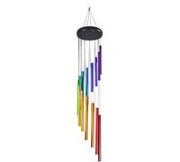 Pesoncarl Caries éoliennes pour décoration extérieure 20,47 Windchimes à l'extérieur extérieur en métal avec 14 Tubes en Alliage en Aluminium coloré apaisant Le Porche de Patio décoration de Backyard