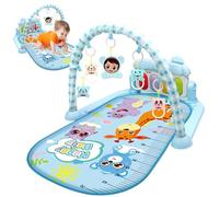 Pesoncarl Centre d'activité pour bébé avec Musique de Musique de et léger et Facile Jeu Gymnase bébé avec Un Tapis Jeu Amovible pendentiel avec Un Tableau ajusté pour Les Nouveau-nés Les to
