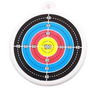 Pesoncarl Cible de tir à l'arc pour Enfants pour flèche à Ventouse, Cible de tir l'arc Ronde colorée 9 Pouces, en ABS avec Ventouse pour 'Installation pour la Maison, cibles