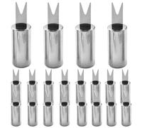 Pesoncarl Corn on The COB Barbas, 20pcs en Acier Inoxydable COB COB, Small-Colon Colders pour la Nourriture Food BBQ Camping Picnics Parties