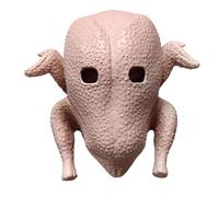 Pesoncarl Costume de dinde, masque de poulet simulation complète en latex, masque animal drôle, costumes d'Halloween pour la fête cosplay carnaval Thanksgiving, masques pour adultes