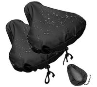 Pesoncarl Couvoirs de siège de vélo 2PCS, Couverture siège en Tissu Oxford imperméable 10x11 et sans doussine pour Ebike avec Cordon pour Les Femmes Men City Mountain, Bikes Accessoires