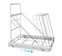 Pesoncarl Curseur de Poubelle pour Armoire de Cuisine, Support Poubelle Coulissant en Fer, Support Design étoile, Non