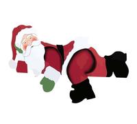 Pesoncarl Décorations de Noël, décorations de Noël en Plein air, clôture Père réaliste, clôture étanche, pour Cour Jardin, 15, 8 Pouces