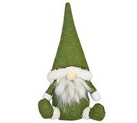 Pesoncarl Décorations de Noël, GNOME de Noël Nain en Peluche, Ornements sans Visage pour la Maison, Les Vacances, la cheminée, Vert