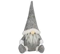 Pesoncarl Décorations de Noël, poupée en Peluche naine GNOME de Noël, Ornements sans Visage pour la Maison, Les Vacances, la cheminée, Gris
