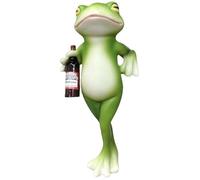 Pesoncarl Décorations de Plantes, Planteur de Grenouille à Boire drôle, Statue résine Suspendue Figurine Figurine Decorations de Plante, pour la clôture du Jardin Patio de Balcon, Style 1