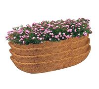 Pesoncarl Doublures de Noix de Coco Auge pour Les jardinières 30 Pouces de Coco Fibre de Coco Remplacement du Panier de Pendaison pour la fenêtre jardinière Mur