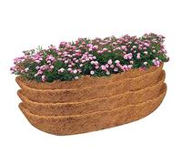 Pesoncarl Doublures de Noix de Coco Auge pour Les jardinières 36 Pouces de Coco Fibre de Coco Remplacement du Panier de Pendaison pour la fenêtre jardinière Mur
