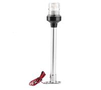 Pesoncarl Éclairage de Bateaux Marins LED ANCHRE LED 360 degrés All Round LED Fixe Mont Navigation LUMIÈRE avec Base pour Les Bats SIRGE 10 Pouces, lumières de Navigation