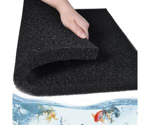 Pesoncarl Éponge de Filtre d'aquarium épaissie Haute densité Coton Bio Filtre média Tampon 20x20x1in éponge de préfiltre pour Aquarium