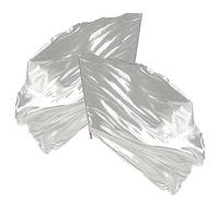 Pesoncarl Faculteurs de culte pour l'église de Danse, 2pcs 55inch Semi-Cercle Louange des Drapeaux de Danse comme Une bannière de Danse d'adoration, Drapeaux extérieurs argenté