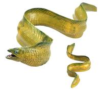 Pesoncarl Figures d'animaux 9x3x2 Plastique réaliste Eel Sea Animal Toys for Science Project & Cake Topper, Early Educational Creatures Sea Toys for Kids Toddlers Age 3 4 5.