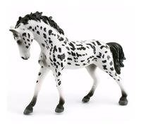 Pesoncarl Figurines de Chevaux, Appaloosa Horse State Animal Figures d'animaux, 5x1,5x4 Plastique Toys Toys Birdal Gift Set Animals for Kids Boys Girls