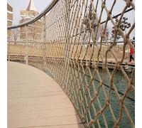 Filet de support pour plantes grimpantes de jardin, filet de support en jute pour plantes, treillis de jardin naturel, filet de ficelle pour pois, haricots grimpants, légumes, 99 x 500 cm.