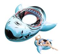 Pesoncarl Frapages de Piscine pour Les Adultes Frapages de Piscine Requin Gonflable pour piscines Radeau Grand Anneau pour Les Fournitures fête Amusantes en Eau d'été, Jouets