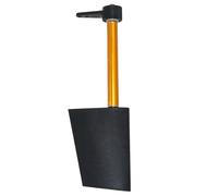 Pesoncarl Gouvernail de Bateau RC avec Bras servo en Forme de L 52MM, pièces Bateau RC en Nylon renforcé Fibre Verre