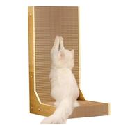 Pesoncarl Gratteur de Chat en Forme de L, Carte grattage Chats 20 Pouces Hauteur protégeant Le Papier ondulé des Meubles
