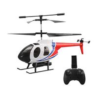 Pesoncarl Hélicoptère RC avec caméra HD 6 canaux 2, 4 GHz 350 mAh Hélicoptère télécommandé Pendant 15 Minutes de vol Avion RC ABS à Assemblage Facile, Cadeaux pour Enfants, Cadeau de fête Blanc