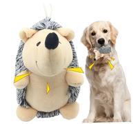 Pesoncarl Hérisson Chien Jouet 2 pièces Non Toxique grinçant Chien Jouets intégré couineur en Peluche Peluche pour Petit Moyen