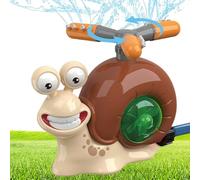 Pesoncarl Jeux d'eau pour Les Enfants, arroseurs pour Les Enfants de la Cour Snail Summer Yard Sprinkler à 360 degrés à Vapeur tournant pour Tout-Petit