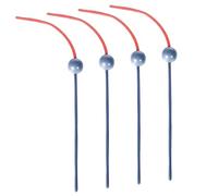 Pesoncarl Jouets de Remplacement de Baguette Chat, 4 pièces, Jouet interactif motorisé pour Chaton, Baguette Chat en Plastique, Recharge Jouet, Jeu et Exercice d'intérieur pour Chaton