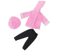 Pesoncarl L'ensemble Raincoat 1 poupée de 18 Pouces Comprend Un Chapeau, Un Pantalon et Manteau Mignons vêtements de poupée américaine DIY DÉCOSTRES DÉCOSTRES pour Filles, Style1, Jouets