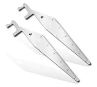 Lot de 2 Outils de Porte Firepick, Outil de Balayage de Pompier, Outils de Pompier Polyvalents, Outils de Pompier pour la Lutte Contre Les incendies et Les Premiers intervenants, Argent