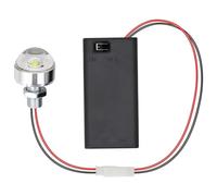 Pesoncarl Lumières de Maison de poupée DIY, Mini éclairage LED Super Lumineux pour Accessoires Maison poupée, Support Batterie avec Fil Flexible lumière LED, Batterie Non Incluse