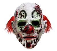 Pesoncarl Masque d'Halloween, Horror Face Scary Evil Clown Mask Full Face pour les adultes, Halloween, Trick or Treat, Carnival, Costume Party, 2025